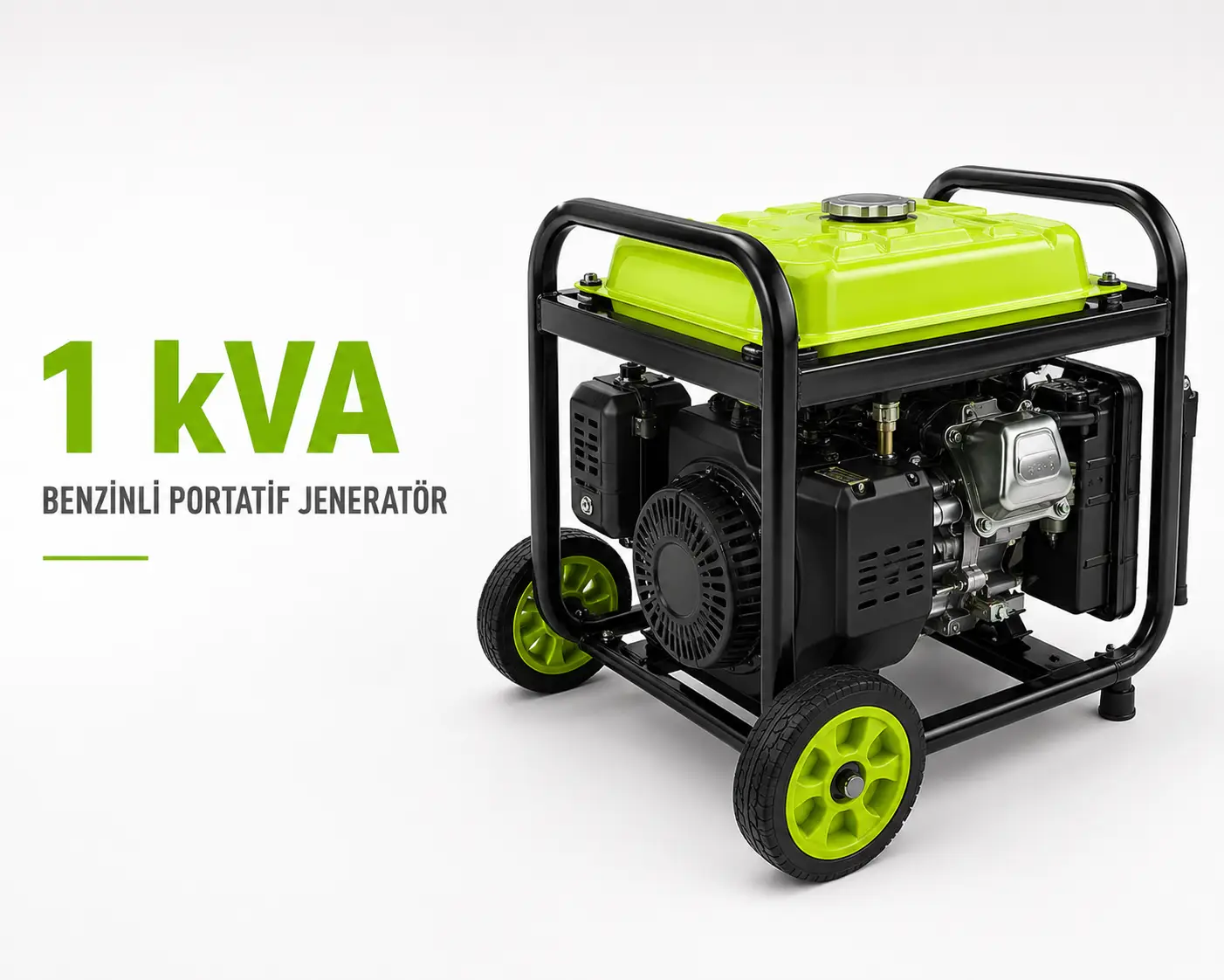 1 kVA Benzinli Portatif Jeneratör