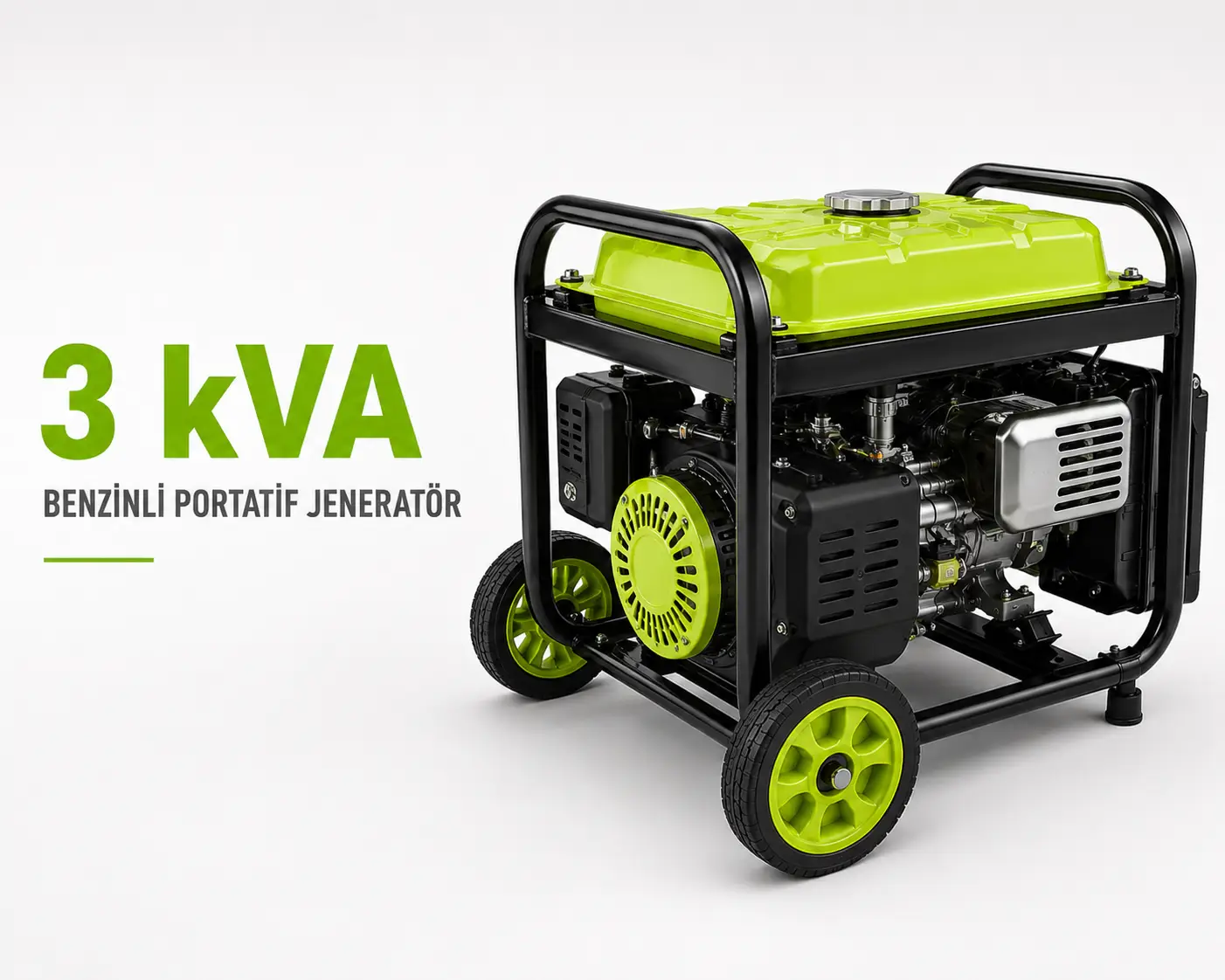 3 kVA Benzinli Portatif Jeneratör