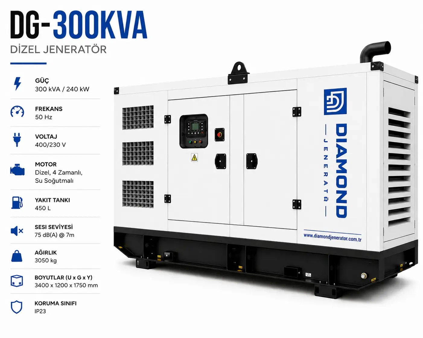 300 kVA Dizel Jeneratör
