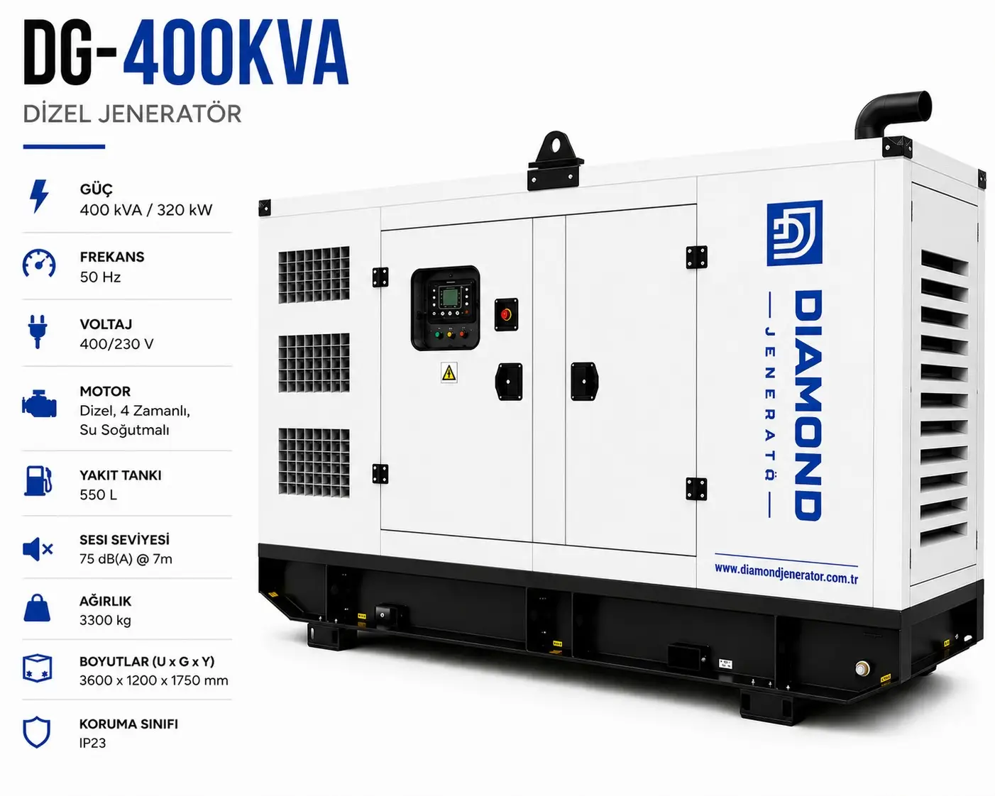 400 kVA Dizel Jeneratör