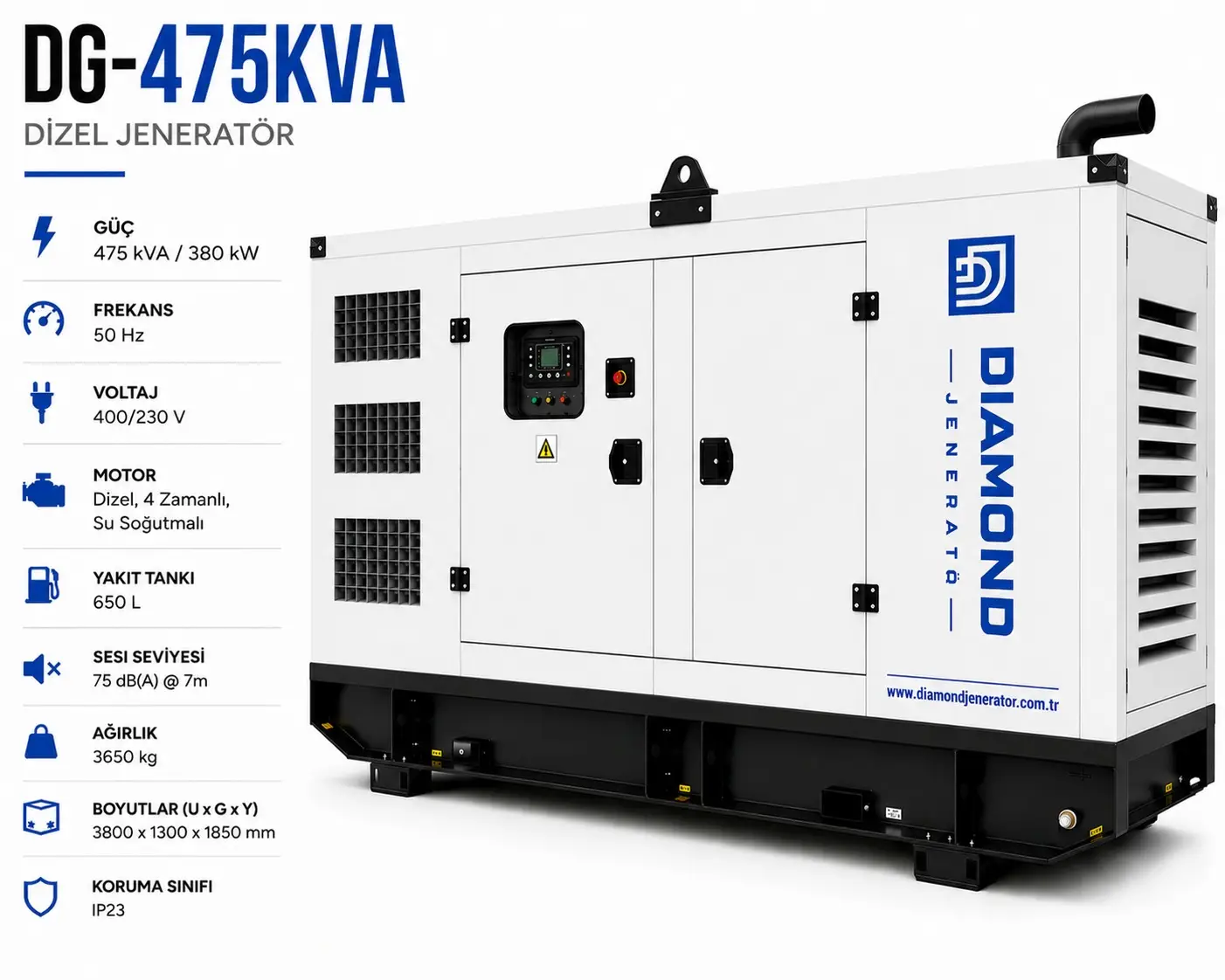 475 kVA Dizel Jeneratör