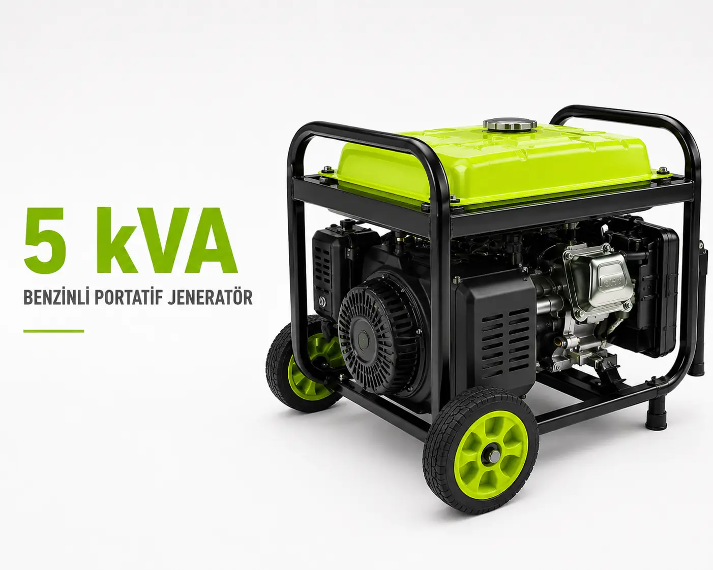 5 kVA Benzinli Portatif Jeneratör