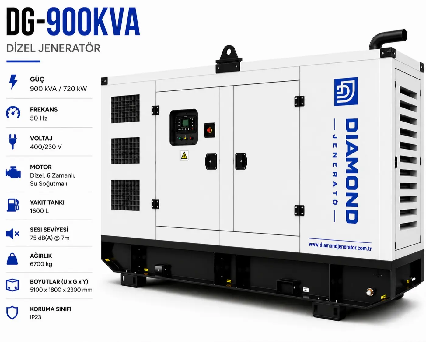900 kVA Dizel Jeneratör