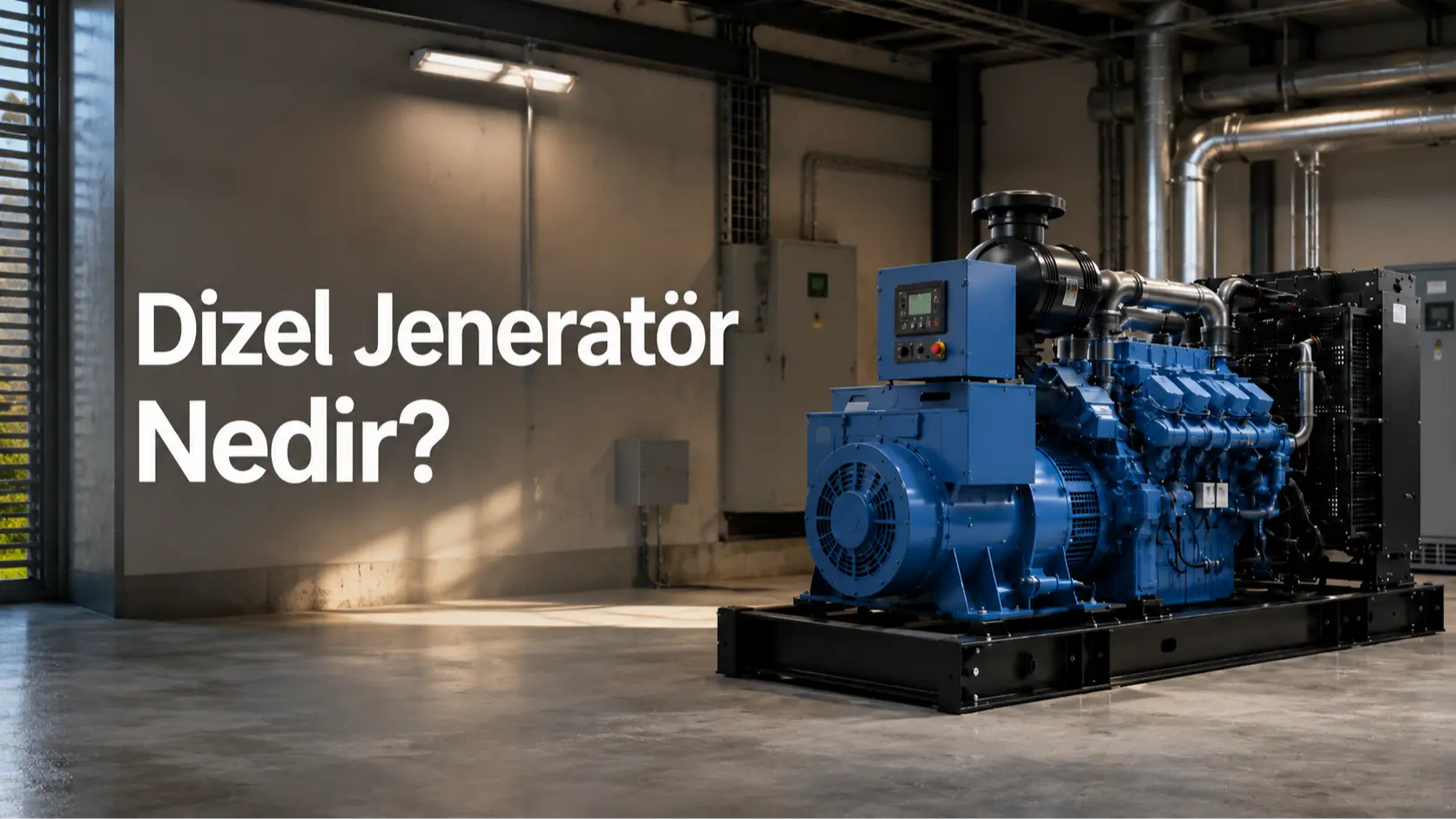 Dizel Jeneratör Nedir?