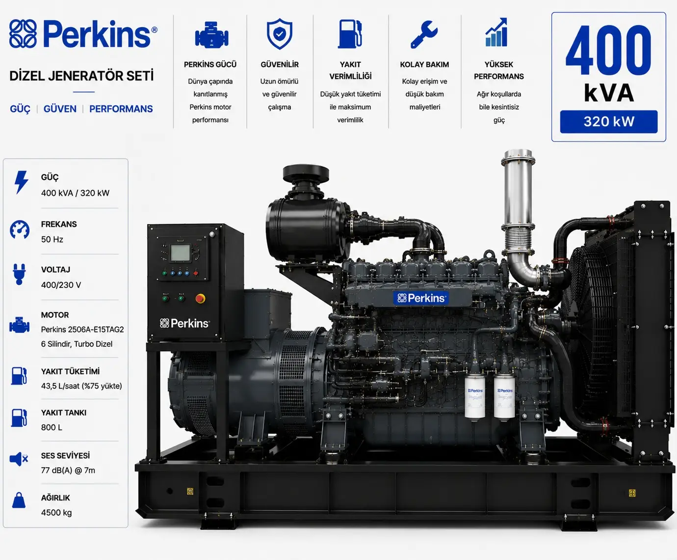 Perkins 400 kVA Jeneratör